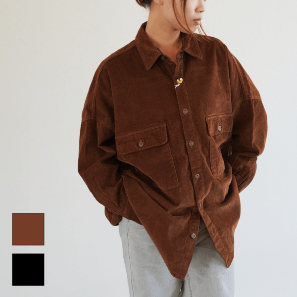 コーデュロイシャツ レディース ユニセックス ランサー クロージング コーポレーション LANCER CLOTHING CORPORATION【国内正規品】LCMD-122