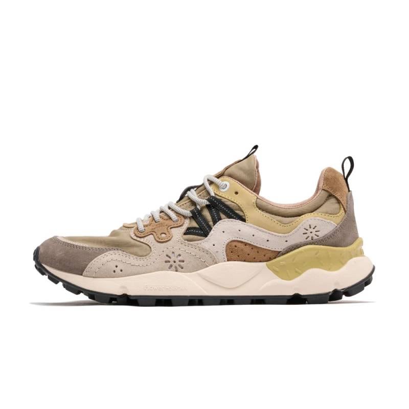 【26AW 予約】スニーカー ユニセックス ヤマノ3 フラワーマウンテン FLOWER MOUNTAIN YAMANO3 Beige gray/Pale yellow【国内正規品】FM63878
