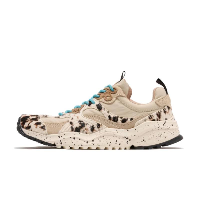 【26AW 予約】スニーカー ユニセックス ウェーブス フラワーマウンテン FLOWER MOUNTAIN WAVES Beige/Brown【国内正規品】FM126070