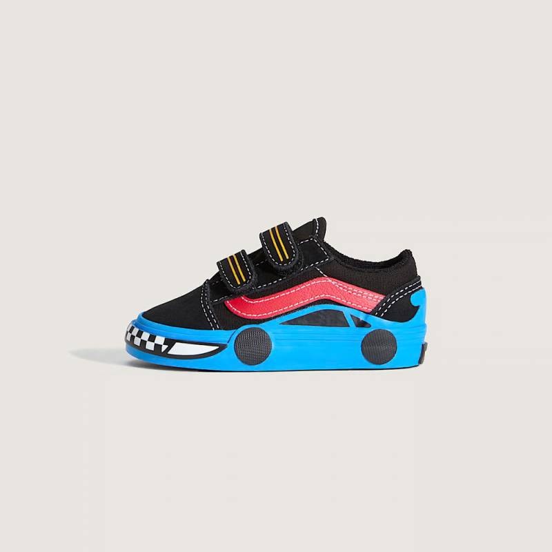 【26AW 予約】VANS OLD SKOOL V CAR ヴァンズ オールドスクール スニーカー ベルクロ トドラー ベビー キッズ 車 13-16cm 【国内正規品】VN000EE7Y61