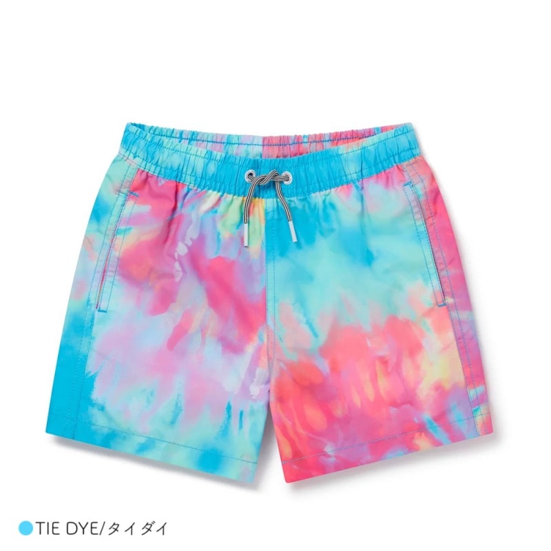 Boardies ボーディーズ KIDS VIBRANT DINO ROBOTS TIE DYE 水着 短パン