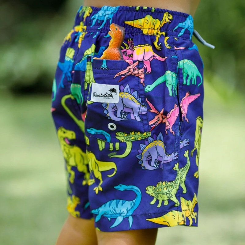 Boardies ボーディーズ KIDS VIBRANT DINO ROBOTS TIE DYE 水着 短パン