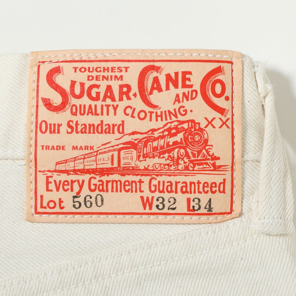 ジーンズ メンズ デニム シュガーケーン ホワイトデニム SUGARCANE Lot No. SC42560 / 13oz. WHITE DENIM “1947 MODEL” REGULAR STRAIGHT