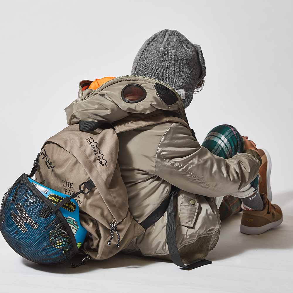 ゴーグル付き ニットキャップ  キッズ ユニセックス  ザ・パークショップ  ニット帽 親子お揃い GOGGLE SNOW CAP KIDS THE PARK SHOP 【国内正規品】  TPS-616
