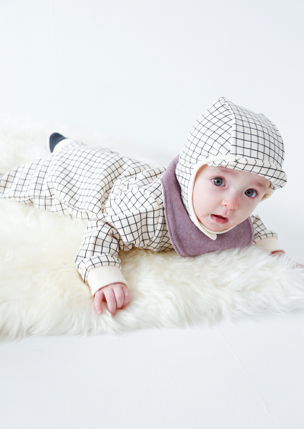 ボンネット ベビー 帽子 キャップ チョコレートスープ chocolatesoup GEOMETRY SWEAT BONNET