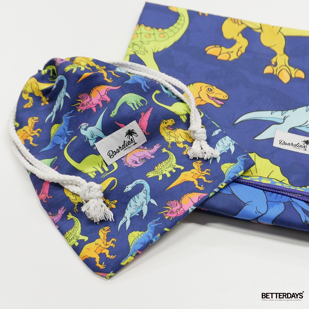 バスタオル ボディタオル     Boardies ボーディーズ KIDS VIBRANT DINO ROBOTS TOWEL 恐竜 ロボット  