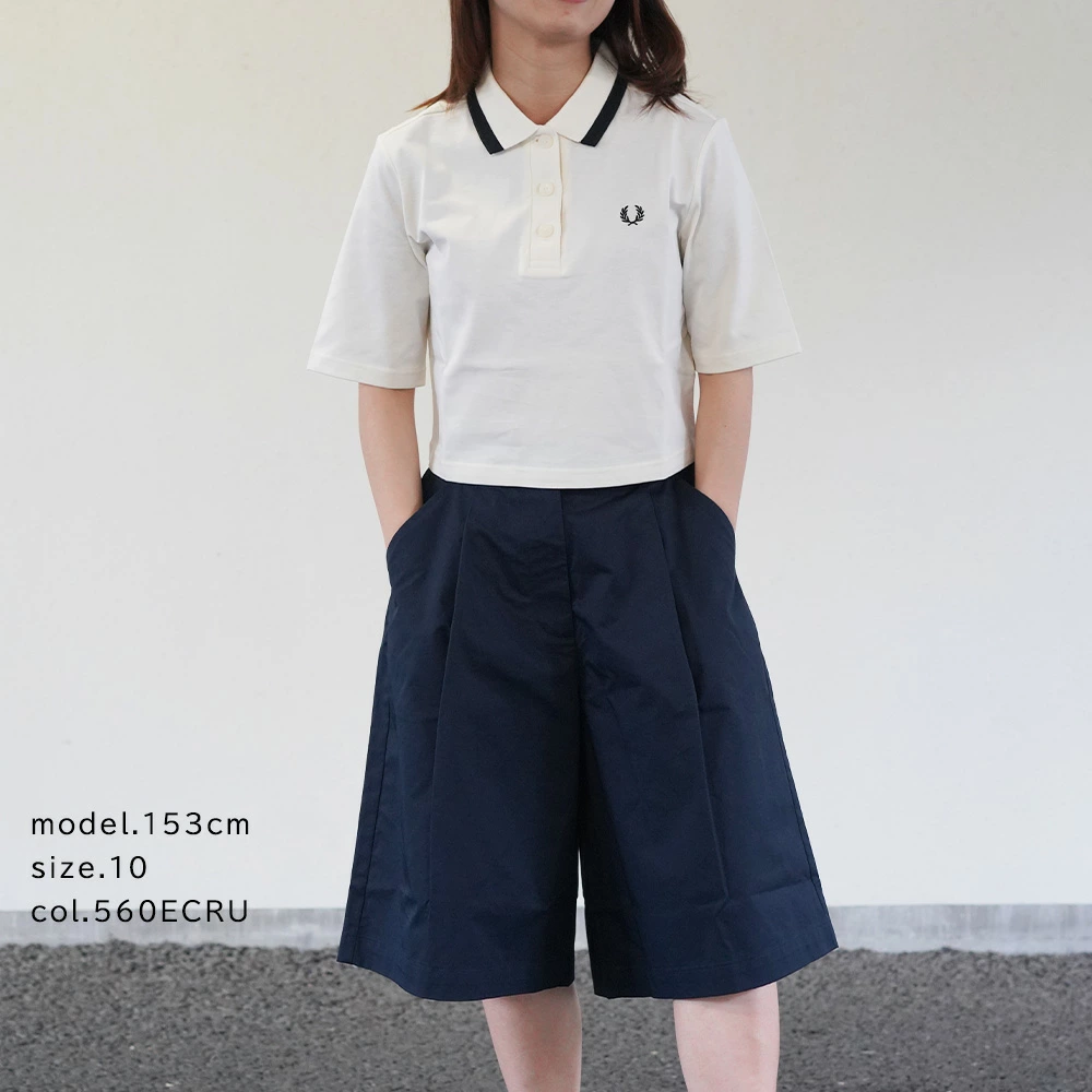 フレッドペリー ポロシャツ レディース  Bold Tipped Polo Shirt G2182 半袖 【国内正規品】