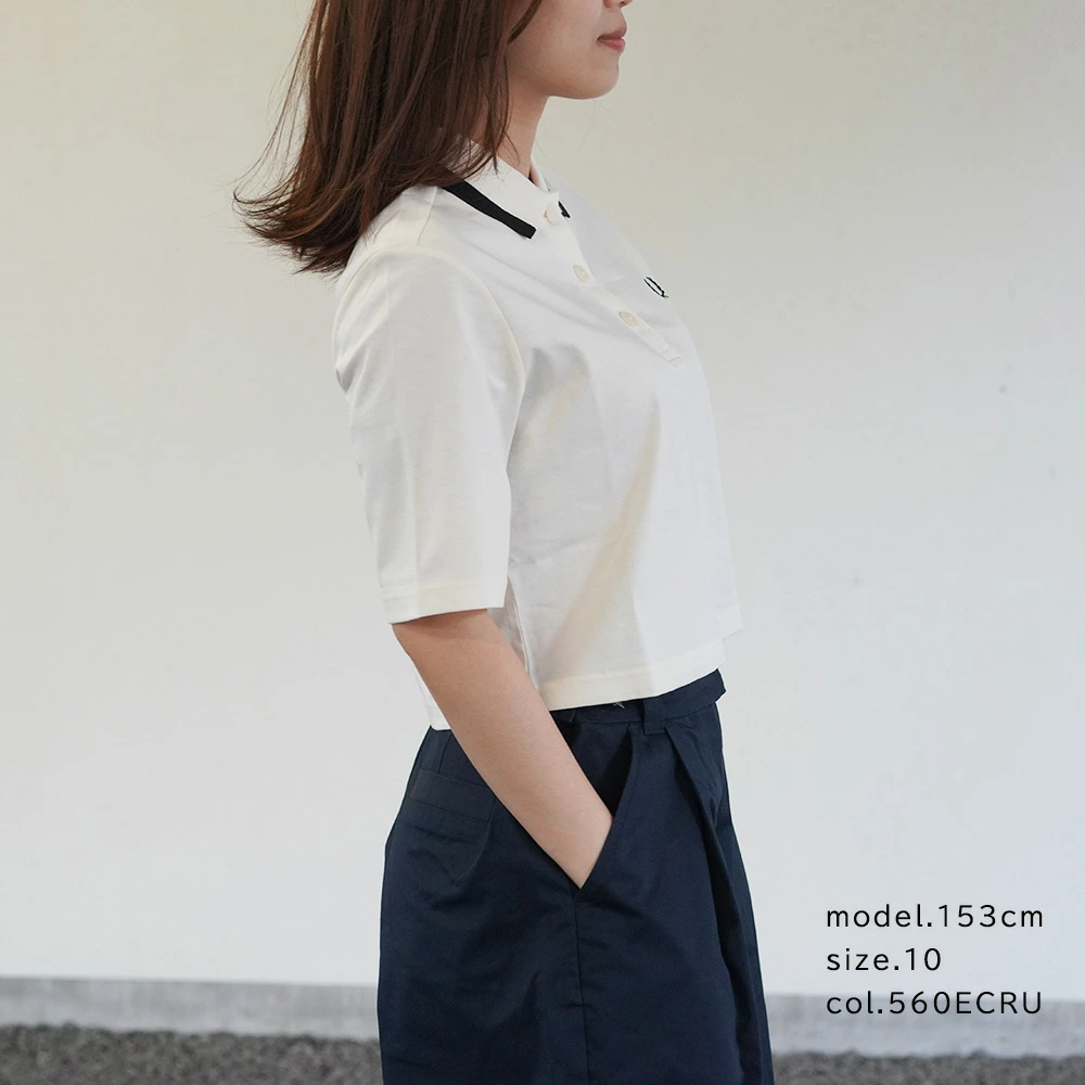 フレッドペリー ポロシャツ レディース  Bold Tipped Polo Shirt G2182 半袖 【国内正規品】