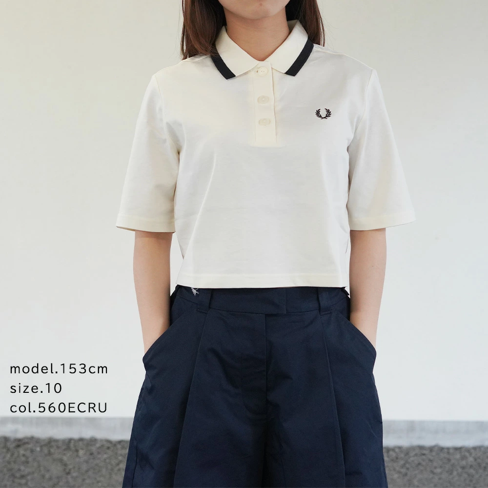 フレッドペリー ポロシャツ レディース  Bold Tipped Polo Shirt G2182 半袖 【国内正規品】