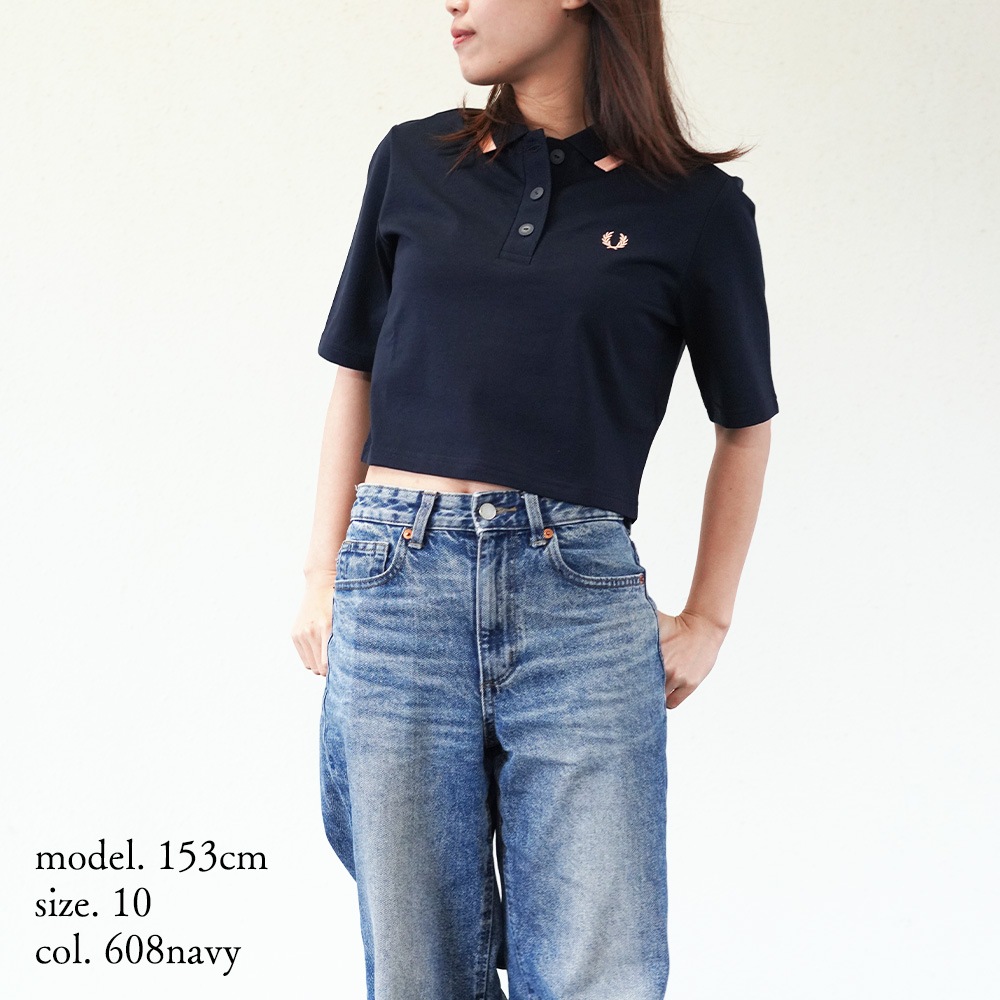 フレッドペリー ポロシャツ レディース  Bold Tipped Polo Shirt G2182 半袖 【国内正規品】