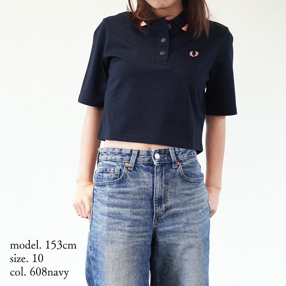 フレッドペリー ポロシャツ レディース  Bold Tipped Polo Shirt G2182 半袖 【国内正規品】
