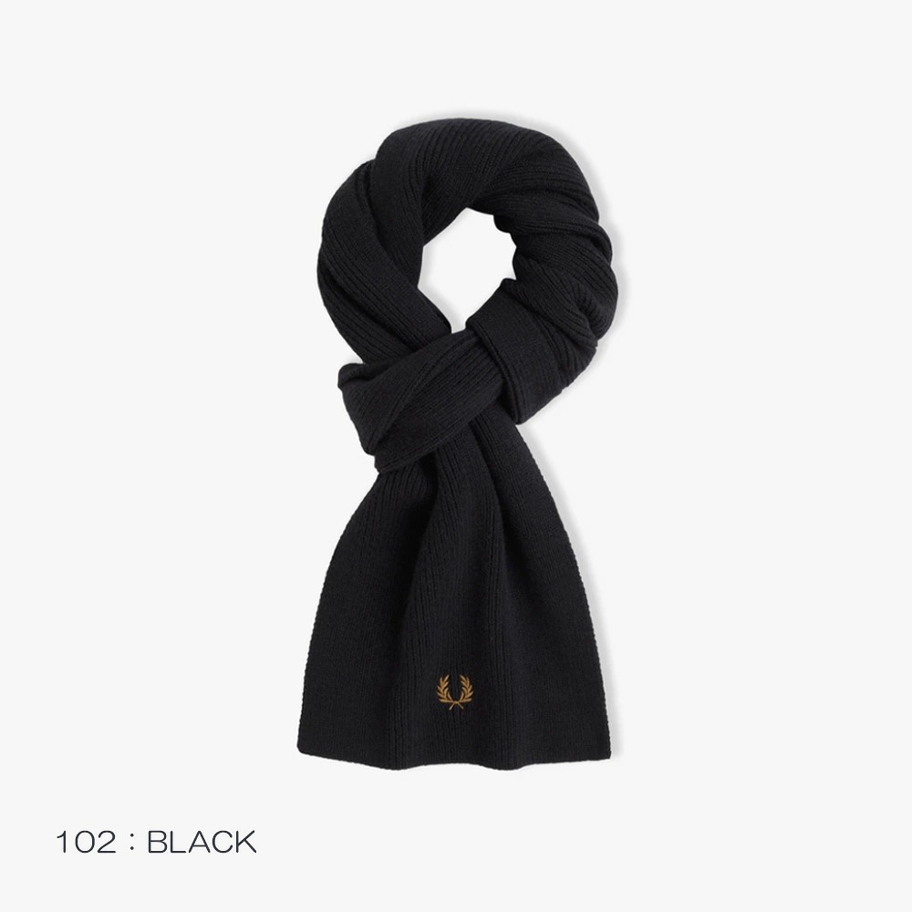 マフラー メンズ レディース フレッドペリー ユニセックス フレッドペリー ウール FRED PERRY CLASSIC WOOL SCARF 【国内正規品】 C3307