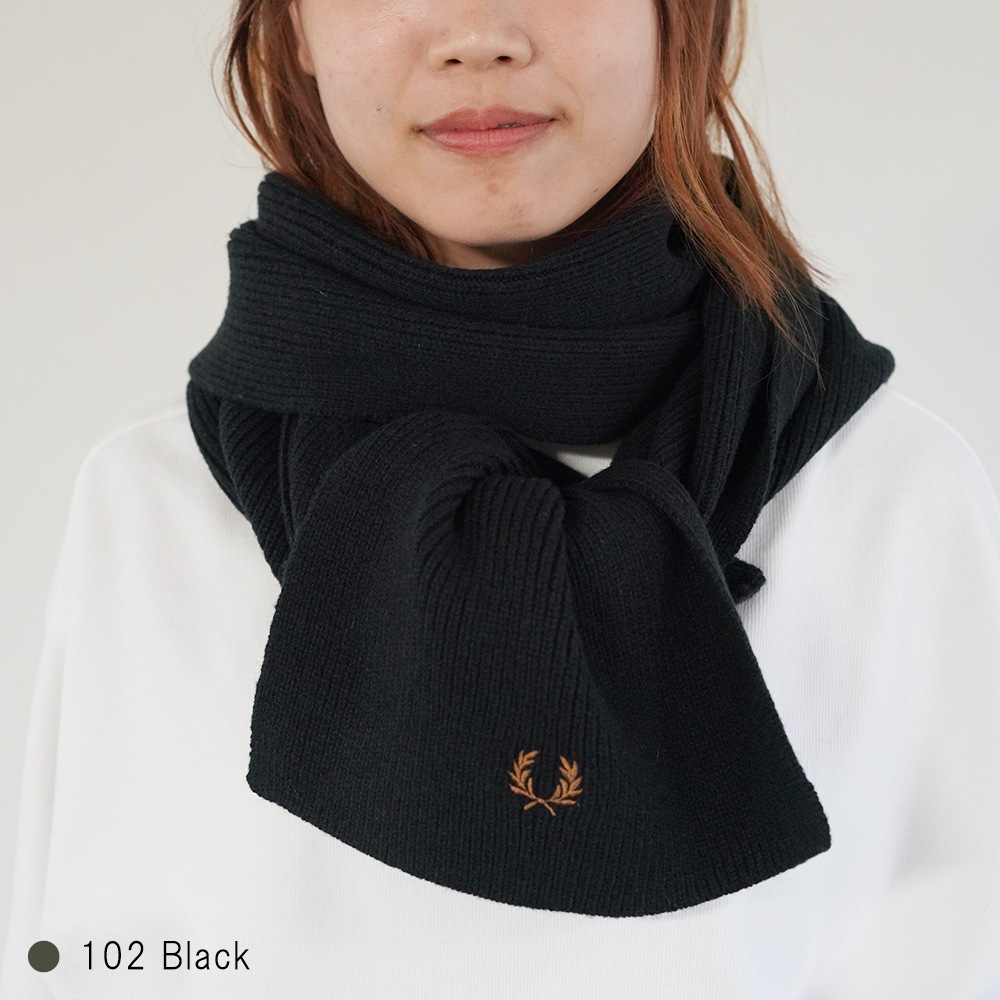 マフラー メンズ レディース フレッドペリー ユニセックス フレッドペリー ウール FRED PERRY CLASSIC WOOL SCARF 【国内正規品】 C3307