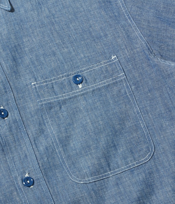 シャツ バズリクソンズ ブルーシャンブレーワークシャツ BLUE CHAMBRAY WORK SHIRTS BUZZ RICKSON'S