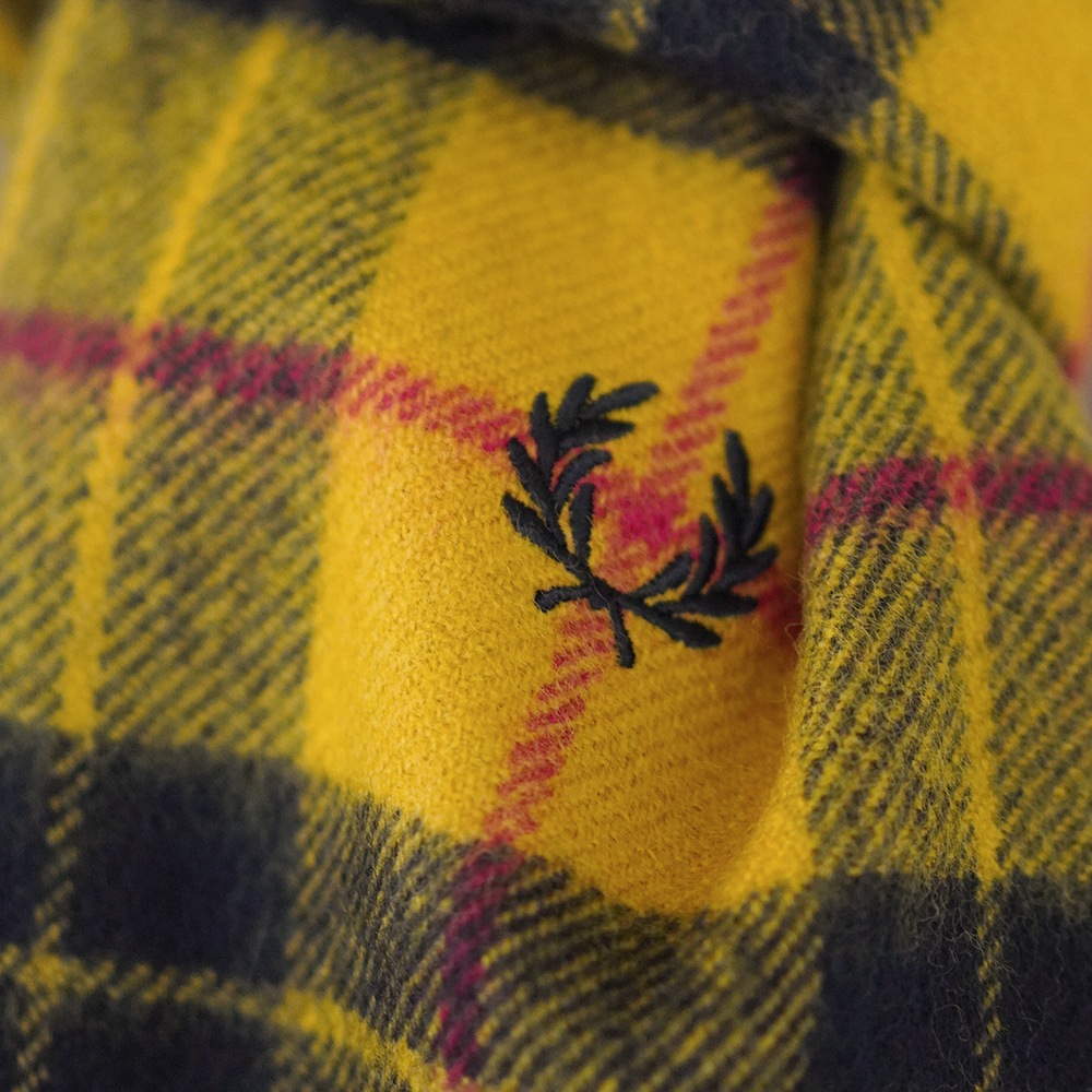 マフラー メンズ レディース フレッドペリー ユニセックス フレッドペリー ストール FRED PERRY LAMBSWOOL SCARF 【国内正規品】 C3338