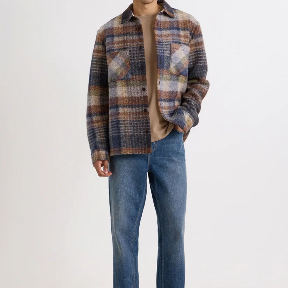 26AW 予約】オーバーシャツ チェックシャツ メンズ ユニセックス