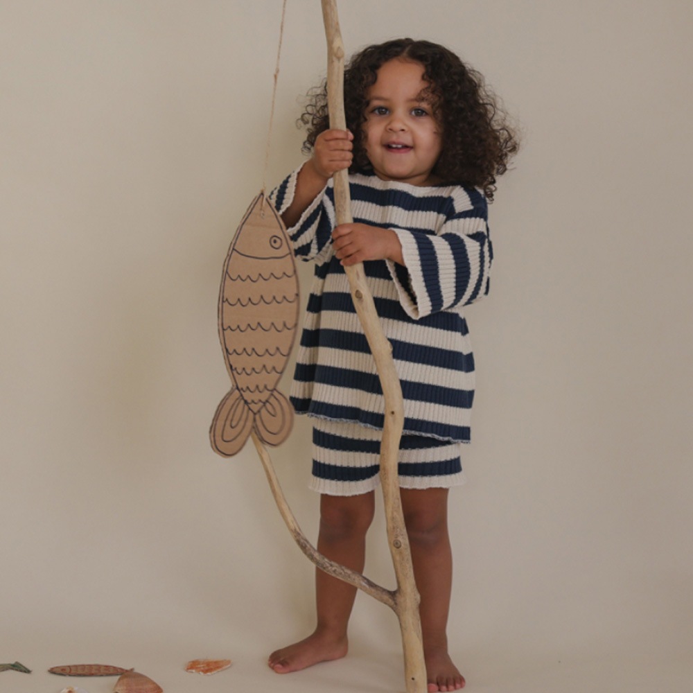 ニット セーター  キッズ  ベビー オーガニックズー  Organic Zoo Sailor Stripes Knitted Sweater【国内正規品】16sskj