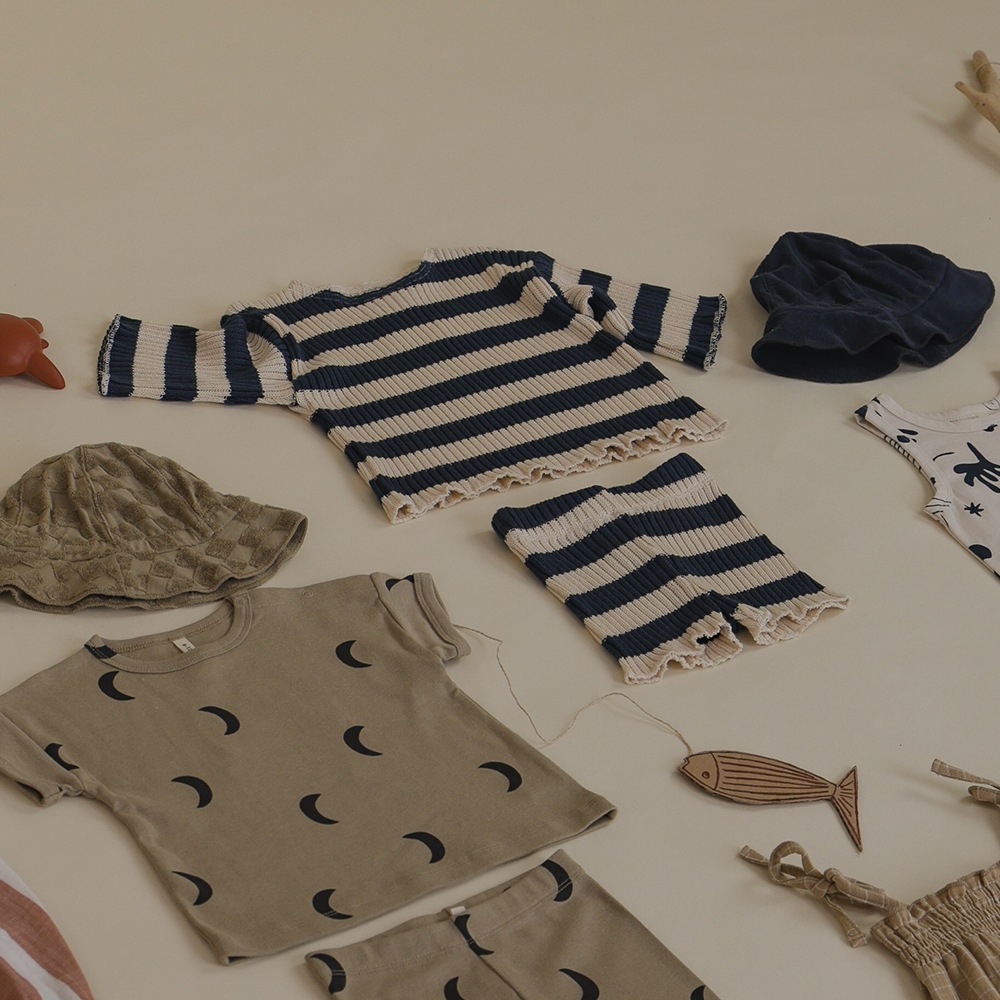 ニット セーター  キッズ  ベビー オーガニックズー  Organic Zoo Sailor Stripes Knitted Sweater【国内正規品】16sskj