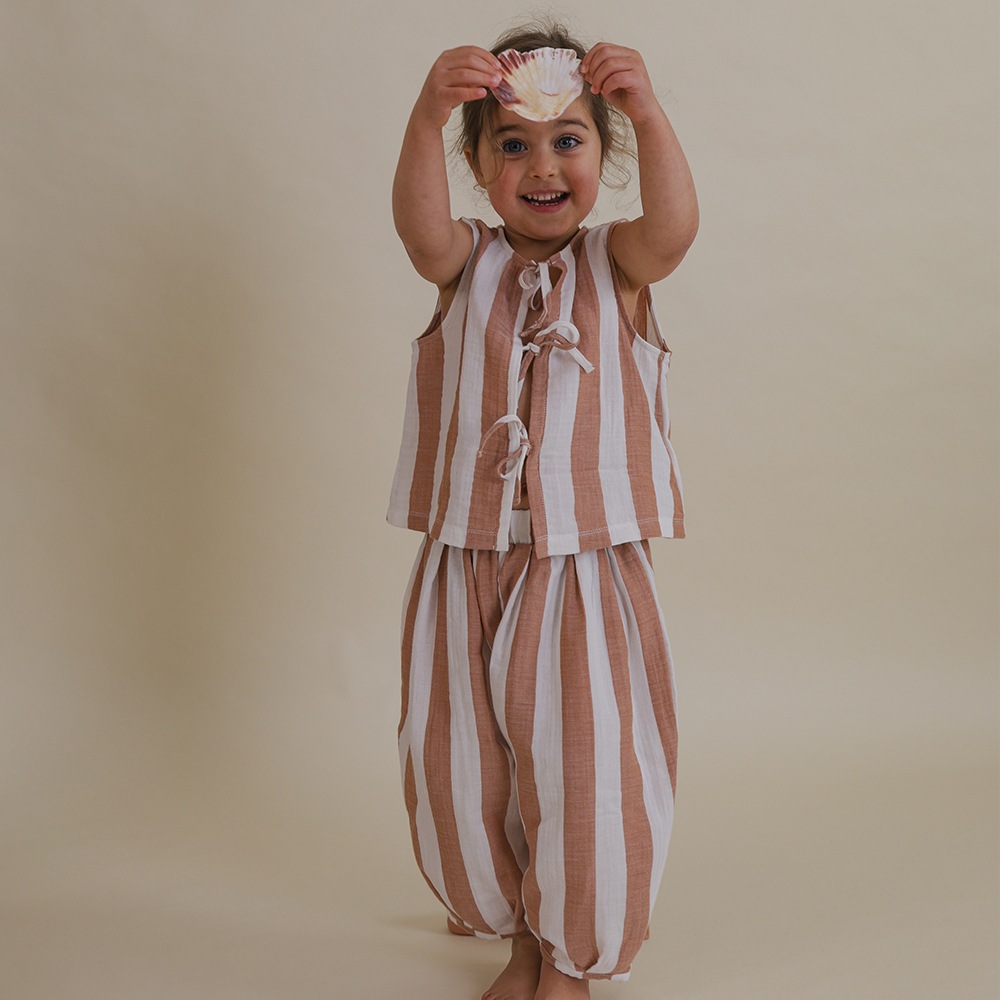 タンクトップ キッズ  ベビー オーガニックズー  Organic Zoo Sienna Stripes Resort Top【国内正規品】 16SASRT 16SSRT