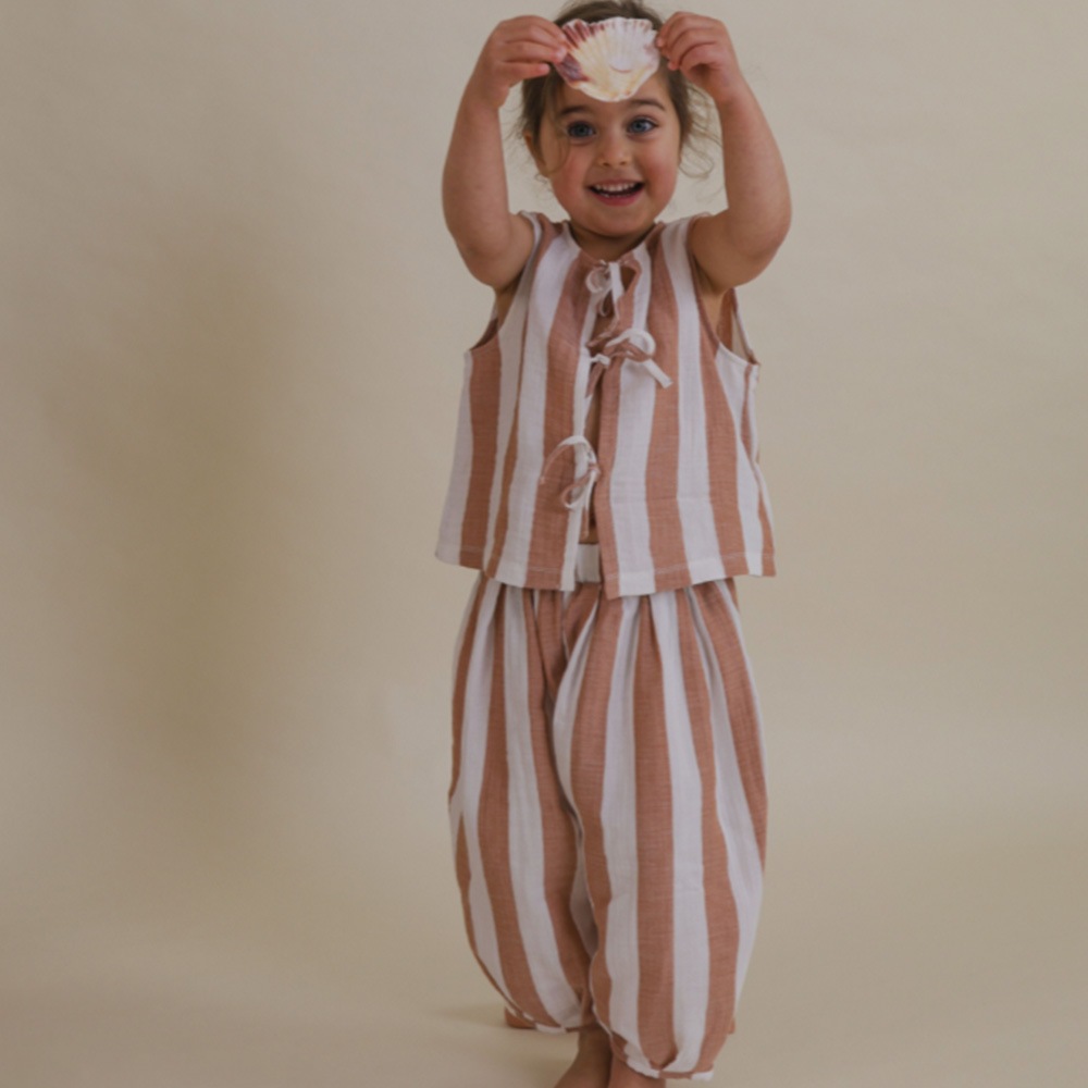 タンクトップ キッズ  ベビー オーガニックズー  Organic Zoo Sienna Stripes Resort Top【国内正規品】 16SASRT 16SSRT
