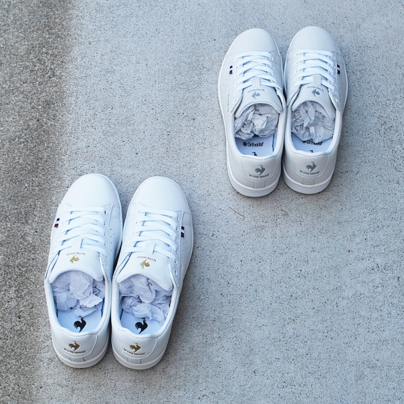 【SALE／20%OFF】スニーカー   ラ ローラン / LA ROLAND ECL ルコックスポルティフ le coq sportif  22.5cm-24.5cm ECCOレザー