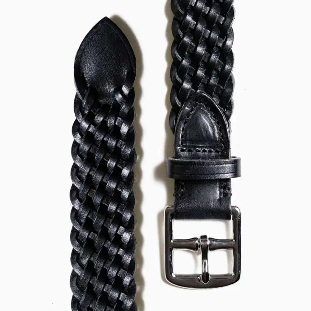 ベルト メッシュベルト ベオーマ ベオーマ ベオーマレザーカンパニー BEORMA LEATHER COMPANY BASKET WEAVE PLAITED BELT 28mm【国内正規品】P0058