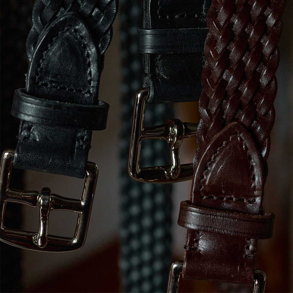 ベルト メッシュベルト ベオーマ ベオーマ ベオーマレザーカンパニー BEORMA LEATHER COMPANY BASKET WEAVE PLAITED BELT 28mm【国内正規品】P0058