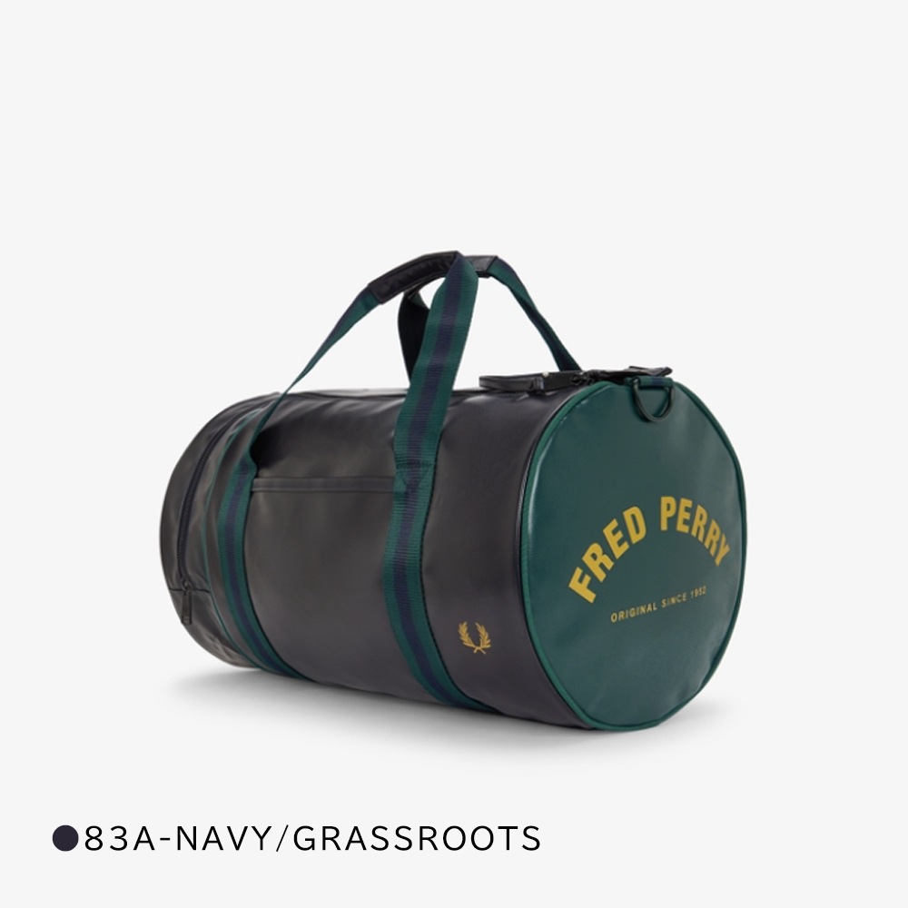 バレルバッグ ショルダーバッグ フレッドペリー ユニセックス Classic Barrel Bag L7255 L7260【国内正規品】FRED PERRY 