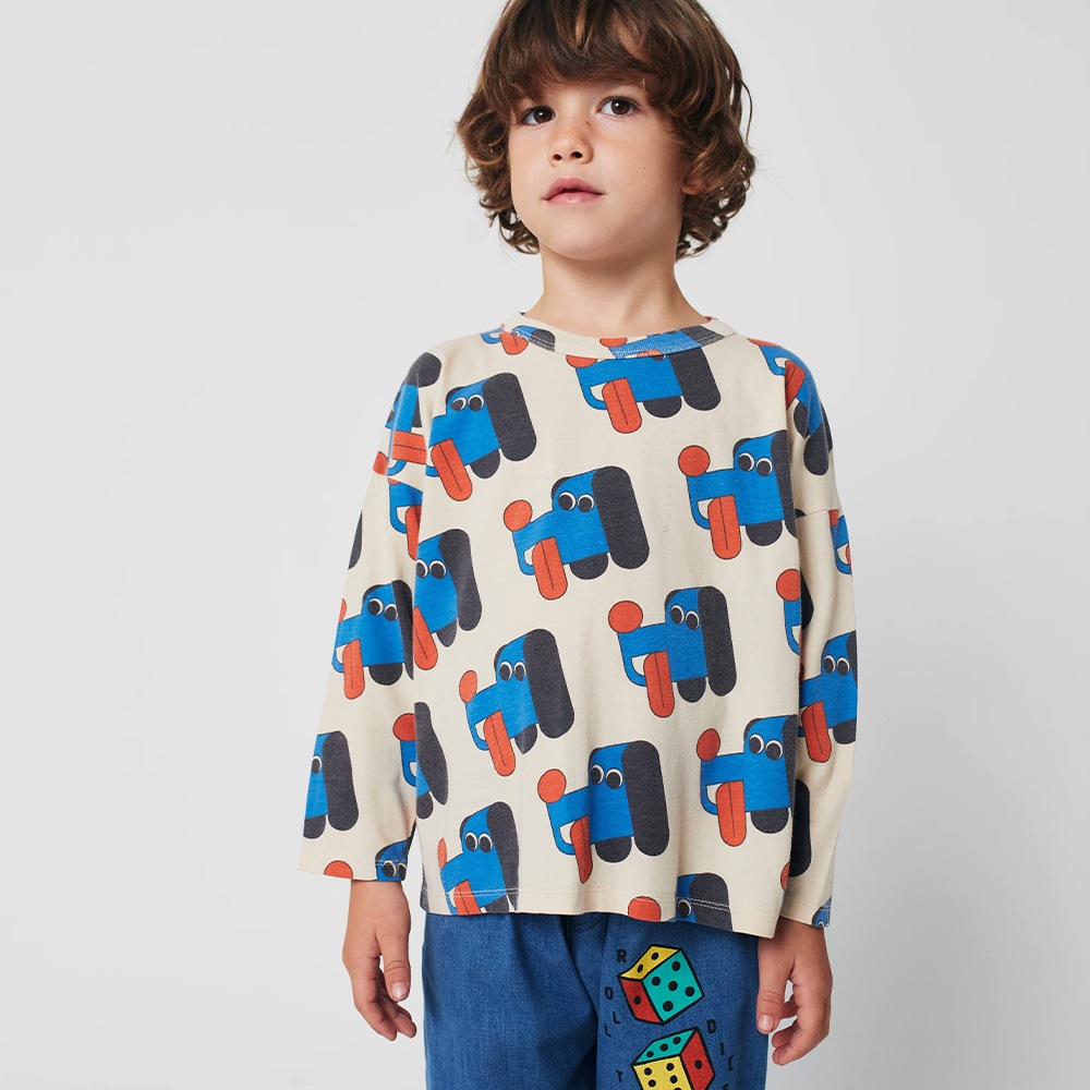 BOBO CHOSES／ボボショーズ　　92サイズ　セットアップ SALE!!【Bobo Choses】ボボショーズ Play All Over Buttoned T