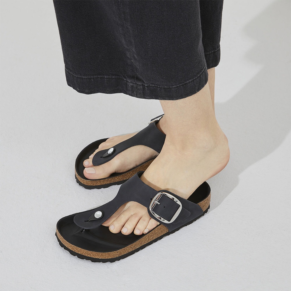 サンダル レディース ビルケンシュトック ギゼ 22.5-25cm GIZEN BIRKENSTOCK Big Buckle ビッグバックル オイルドレザー 幅広(レギュラー) 【国内正規品】 