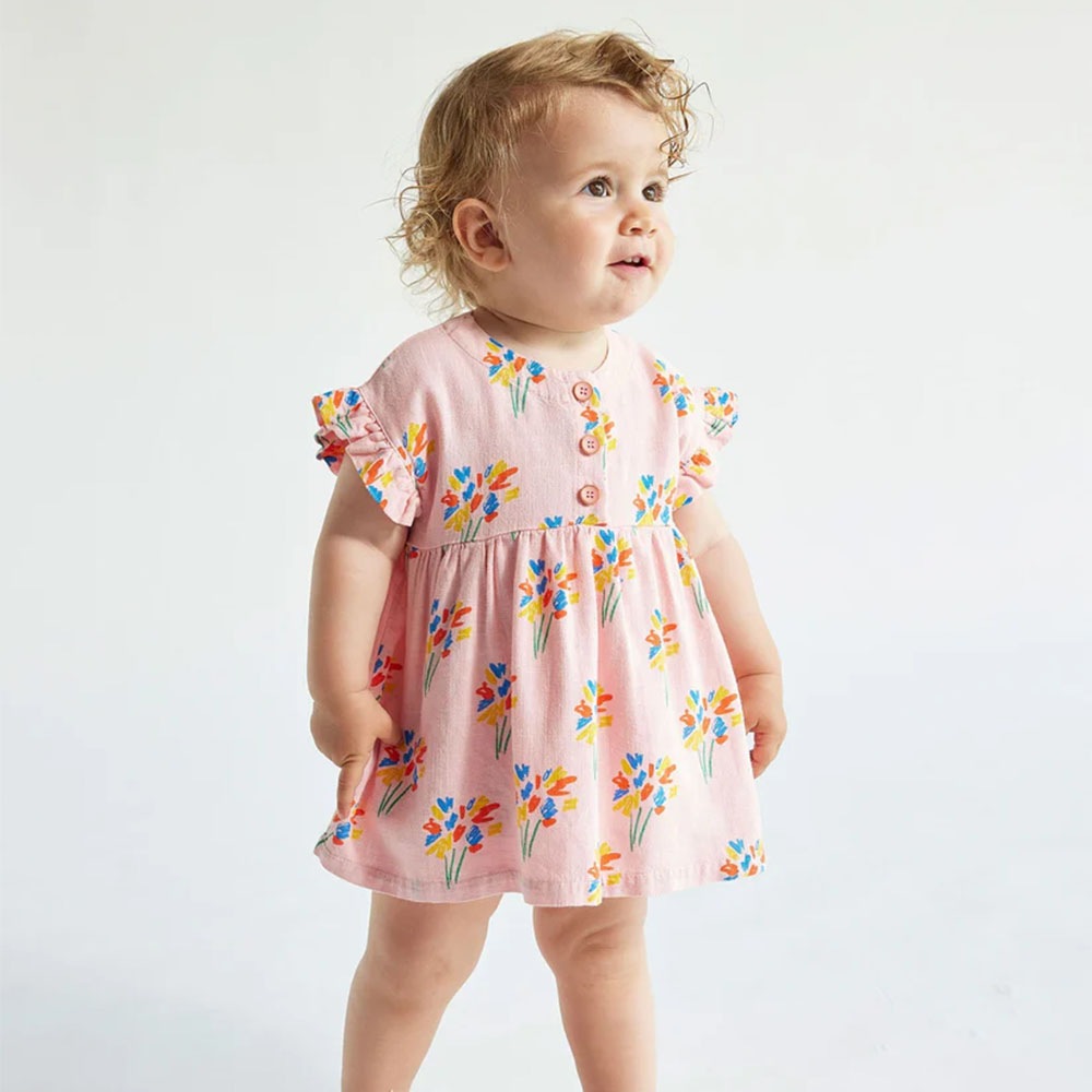 BOBO CHOSES/Baby Fireworks all over woven Dresses