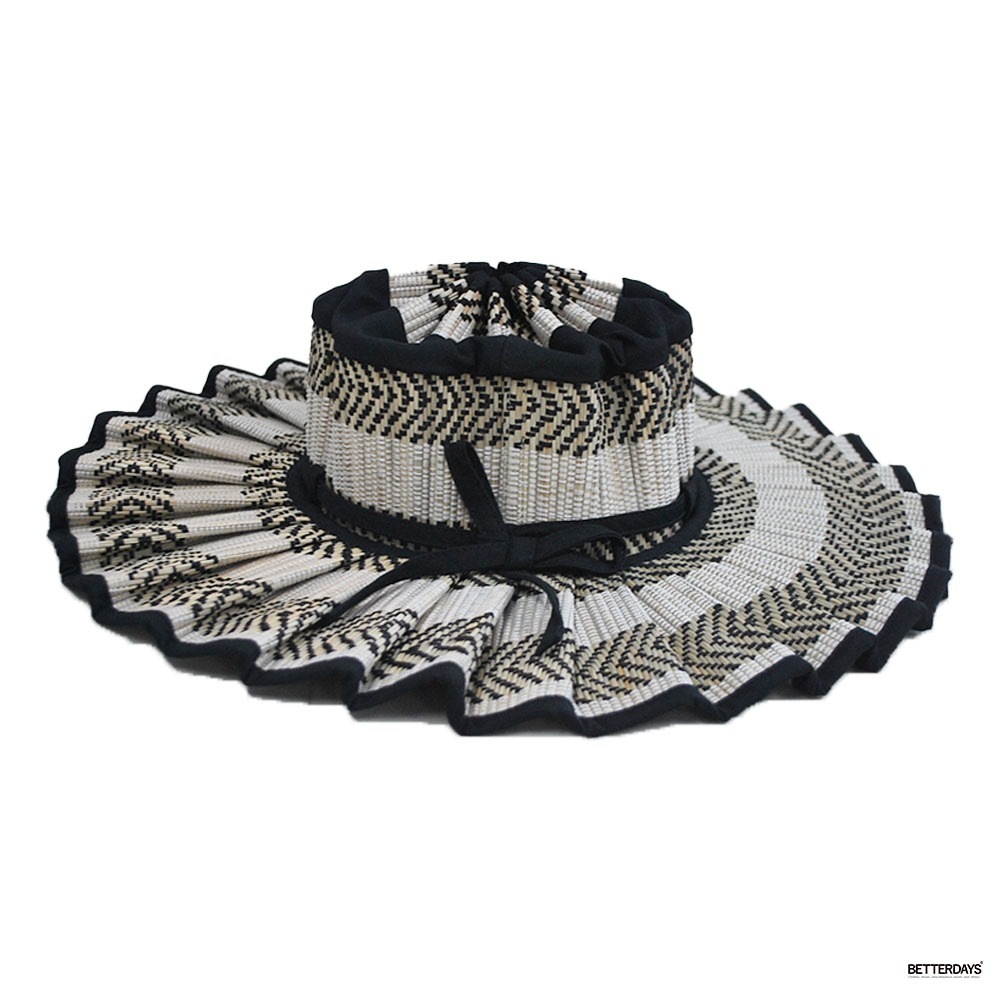 帽子 キッズ ローナマーレイ アイランド  Lorna murray Island Child Hat Kids ハット ストローハット 麦わら帽子 ハンドメイド 手作り サスティナブル エコ 天然素材 折りたたみ 日除け