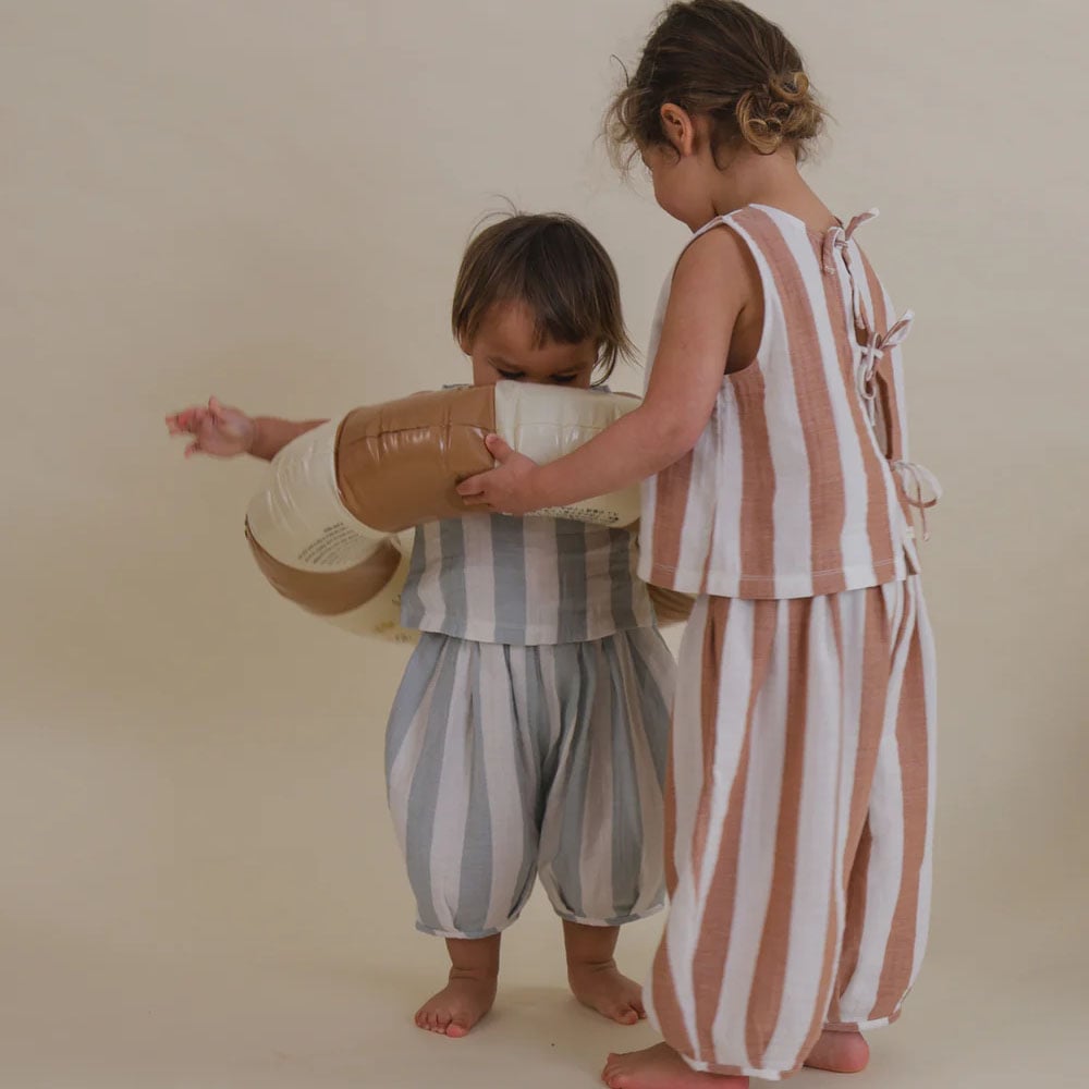 ボトムス SARDINE STRIPES RESORT PANTS 2-3y organic zoo - Sardine Stripes Resort Pants | UA