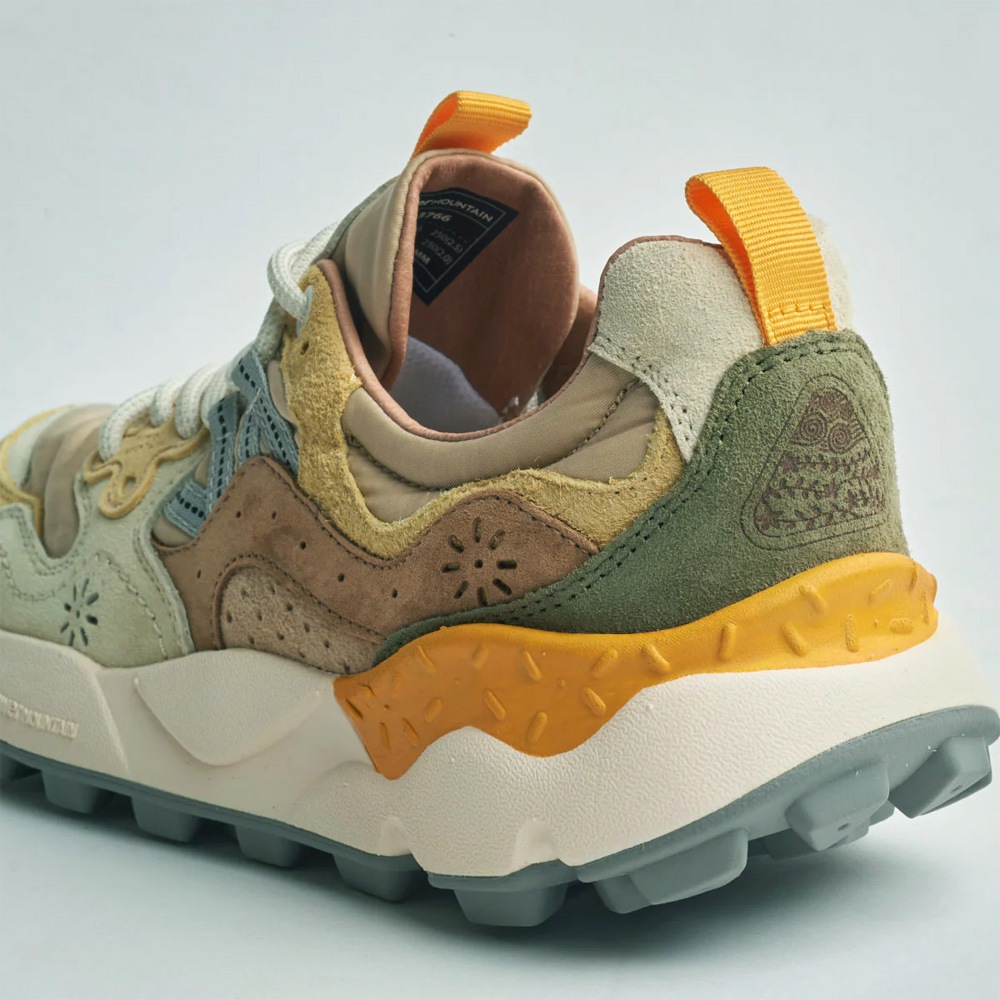 スニーカー ユニセックス ヤマノ3 フラワーマウンテン FLOWER MOUNTAIN YAMANO3 Pale yellow/L.Brown【国内正規品】FM63766
