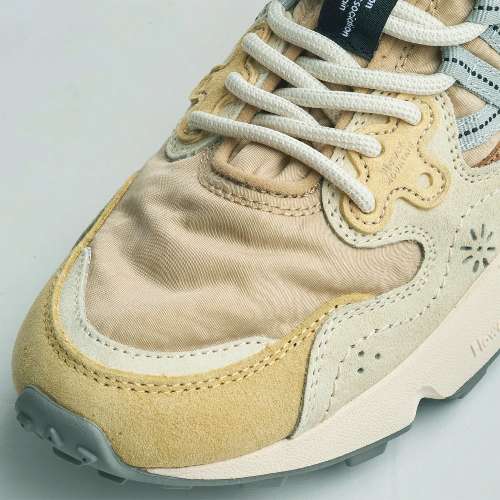 スニーカー ユニセックス ヤマノ3 フラワーマウンテン FLOWER MOUNTAIN YAMANO3 Pale yellow/L.Brown【国内正規品】FM63766