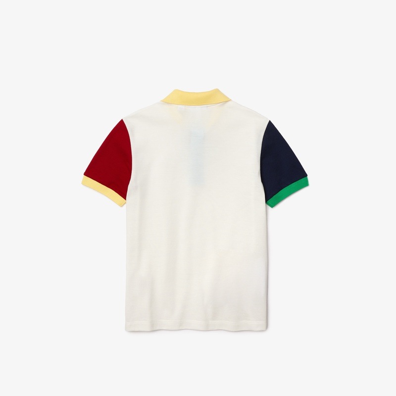 ポロシャツ  ラコステ ボーイズ  トップス クレイジーパターンポロシャツ 90-140cm LACOSTE Boys
