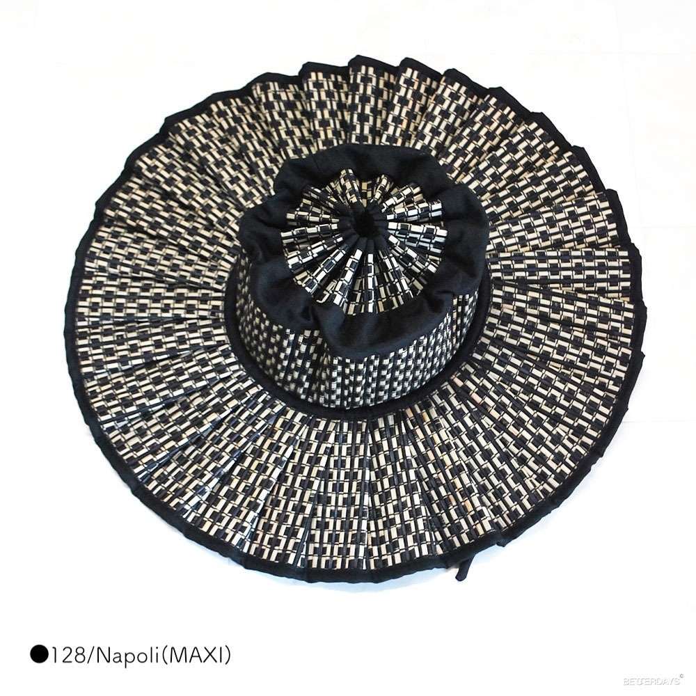 Lorna Murray 麦わら帽子　black bamboo MAXI カプリ LORNA MURRAY Black Bamboo Capri Child Hat | Ba
