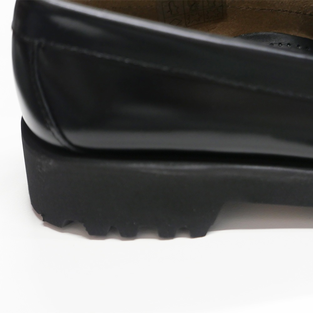 ローファー レディース  ジーエイチバス BLACK RUBBER SOLE HIGH SHINE LEATHER  G.H.BASS 【国内正規品】BA41810