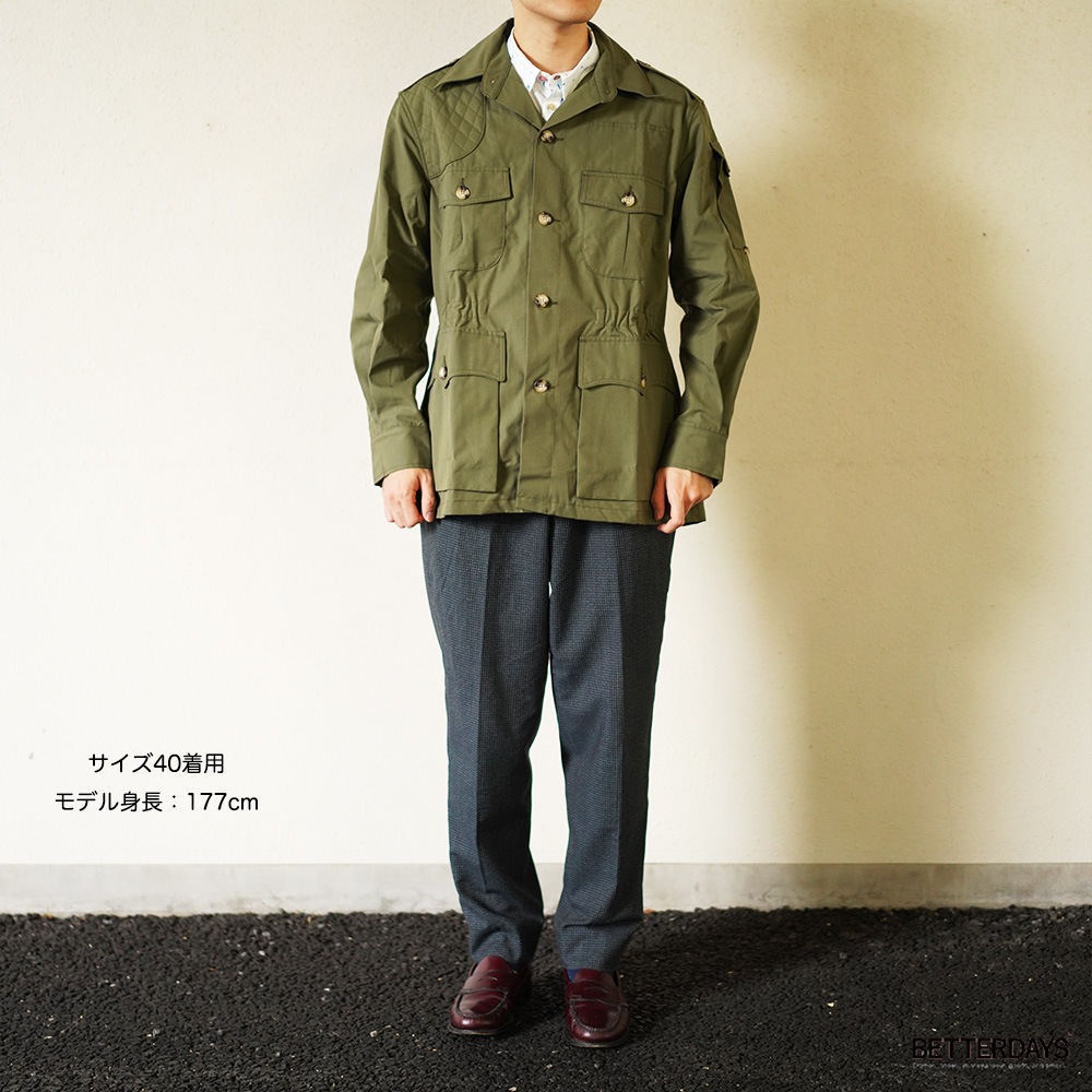 サファリジャケット ザ・ヘミングウェイ ブッシュ ジャケット ウィリス