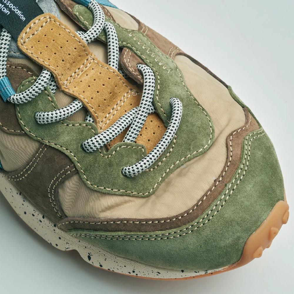 スニーカー ユニセックス レンザン フラワーマウンテン FLOWER MOUNTAIN LENZAN D.Gray/Brown【国内正規品】FM107051
