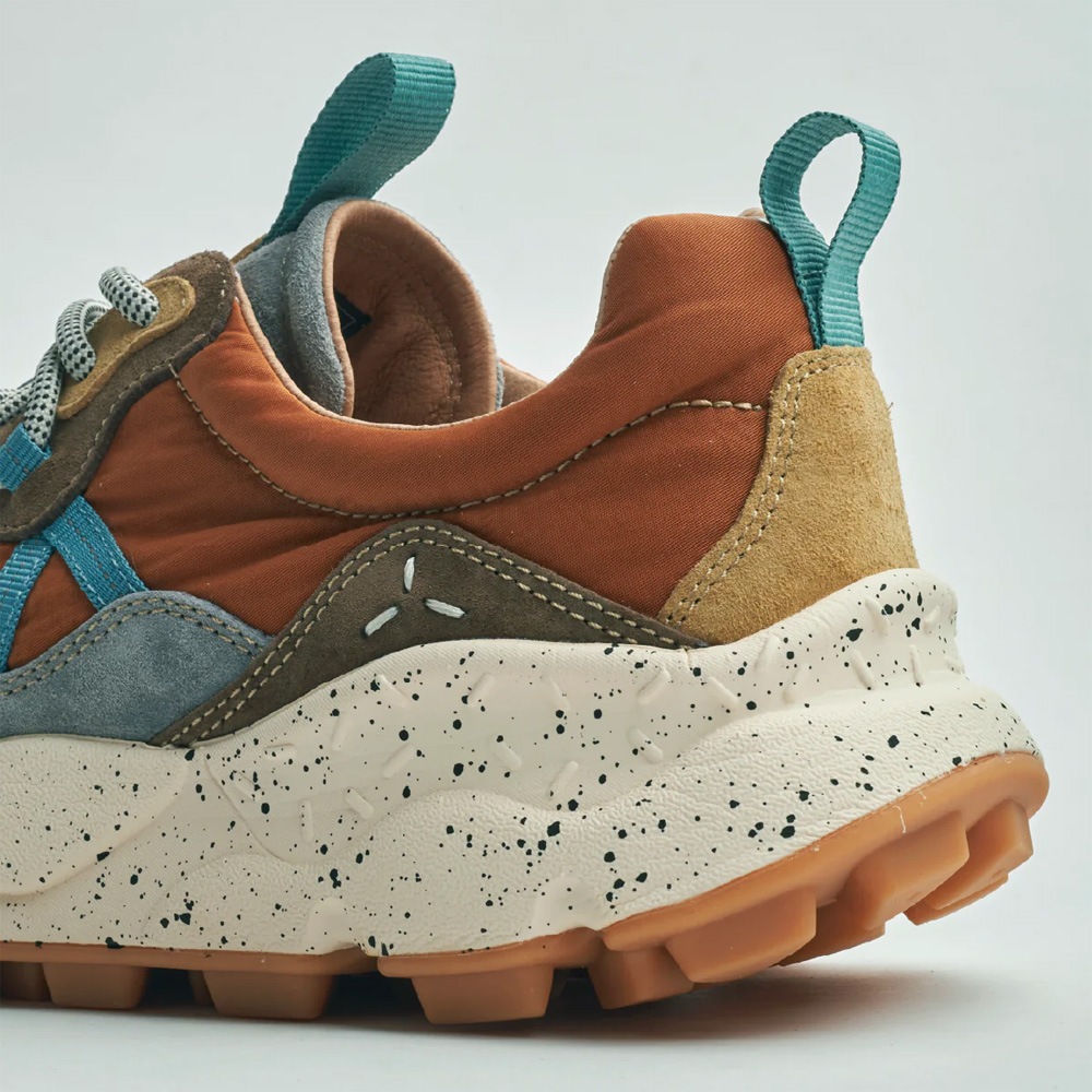 スニーカー ユニセックス レンザン フラワーマウンテン FLOWER MOUNTAIN LENZAN D.Gray/Brown【国内正規品】FM107051