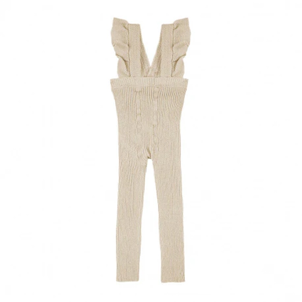 レギンス コンドル Condor Warm cotton leggings with flounced suspenders ウォームコットンレギンス フリルサスペンダー付き ベビー 英国王女着用商品  2401  0歳-2歳
