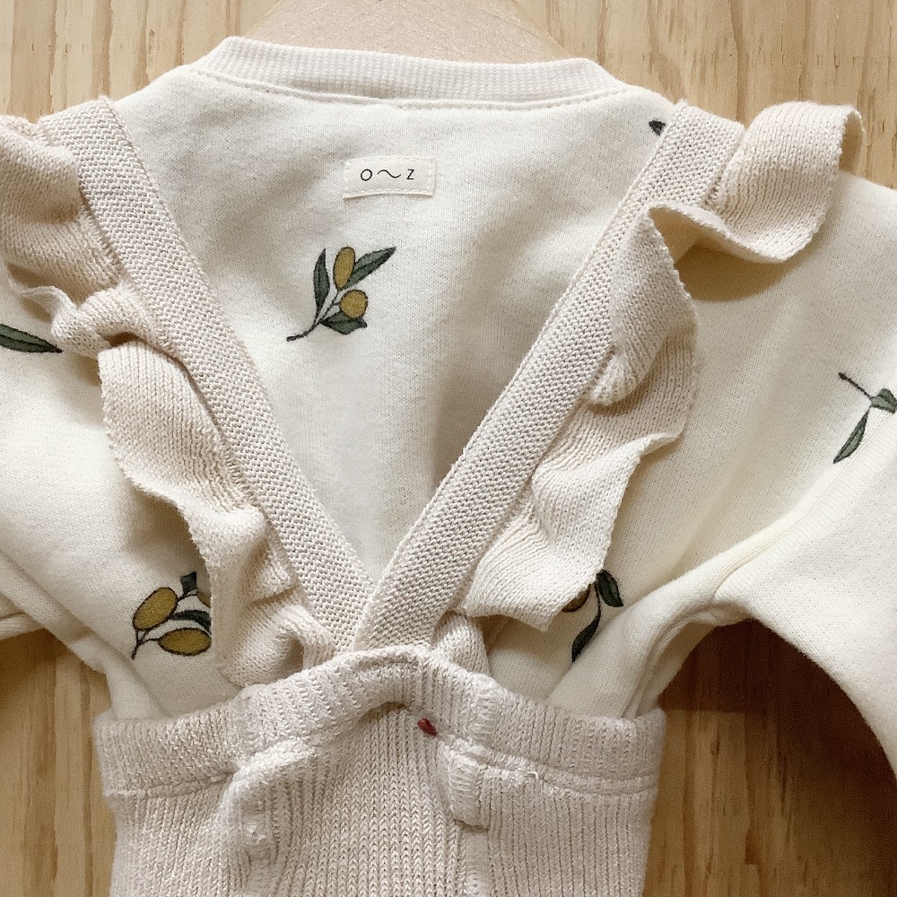 レギンス コンドル Condor Warm cotton leggings with flounced suspenders ウォームコットンレギンス フリルサスペンダー付き ベビー 英国王女着用商品  2401  0歳-2歳