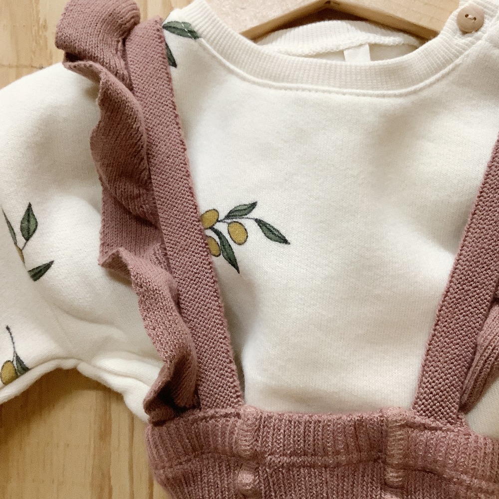 レギンス コンドル Condor Warm cotton leggings with flounced suspenders ウォームコットンレギンス フリルサスペンダー付き ベビー 英国王女着用商品  2401  0歳-2歳
