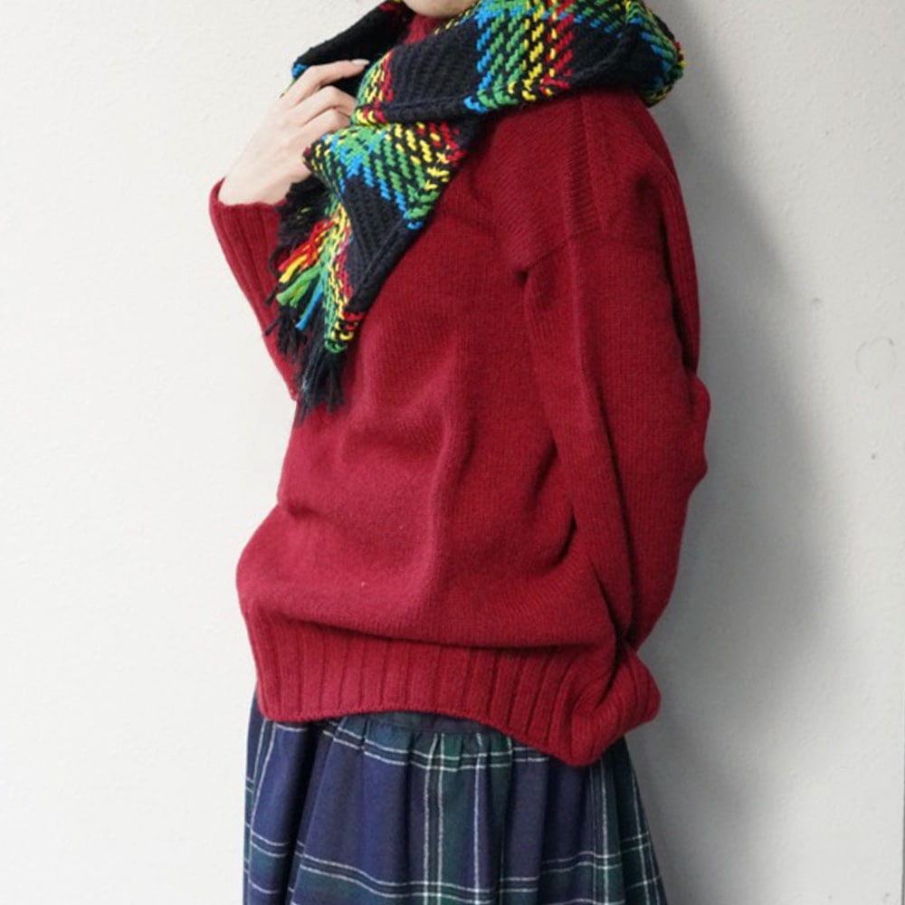 スカーフ マフラー タータンチェック ジョンブラニガン John Branigan Fringe Scarf【国内正規品】SCARF