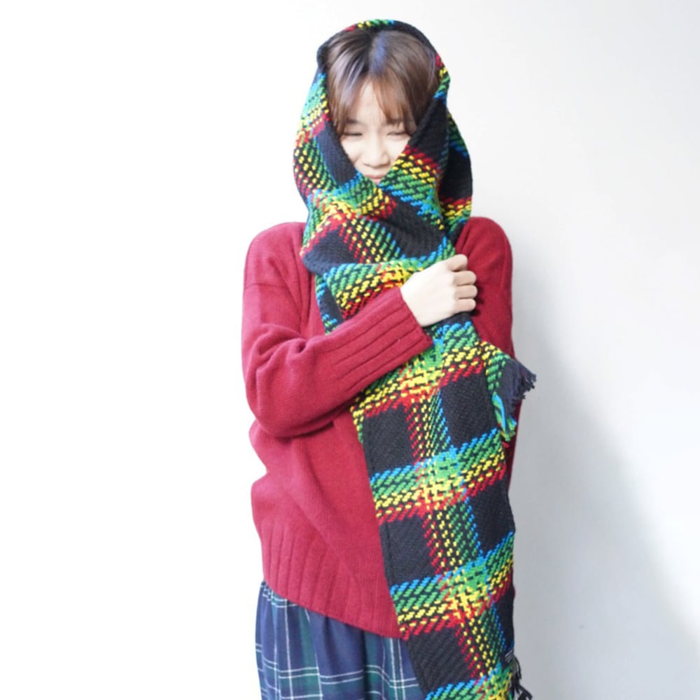 スカーフ マフラー タータンチェック ジョンブラニガン John Branigan Fringe Scarf【国内正規品】SCARF