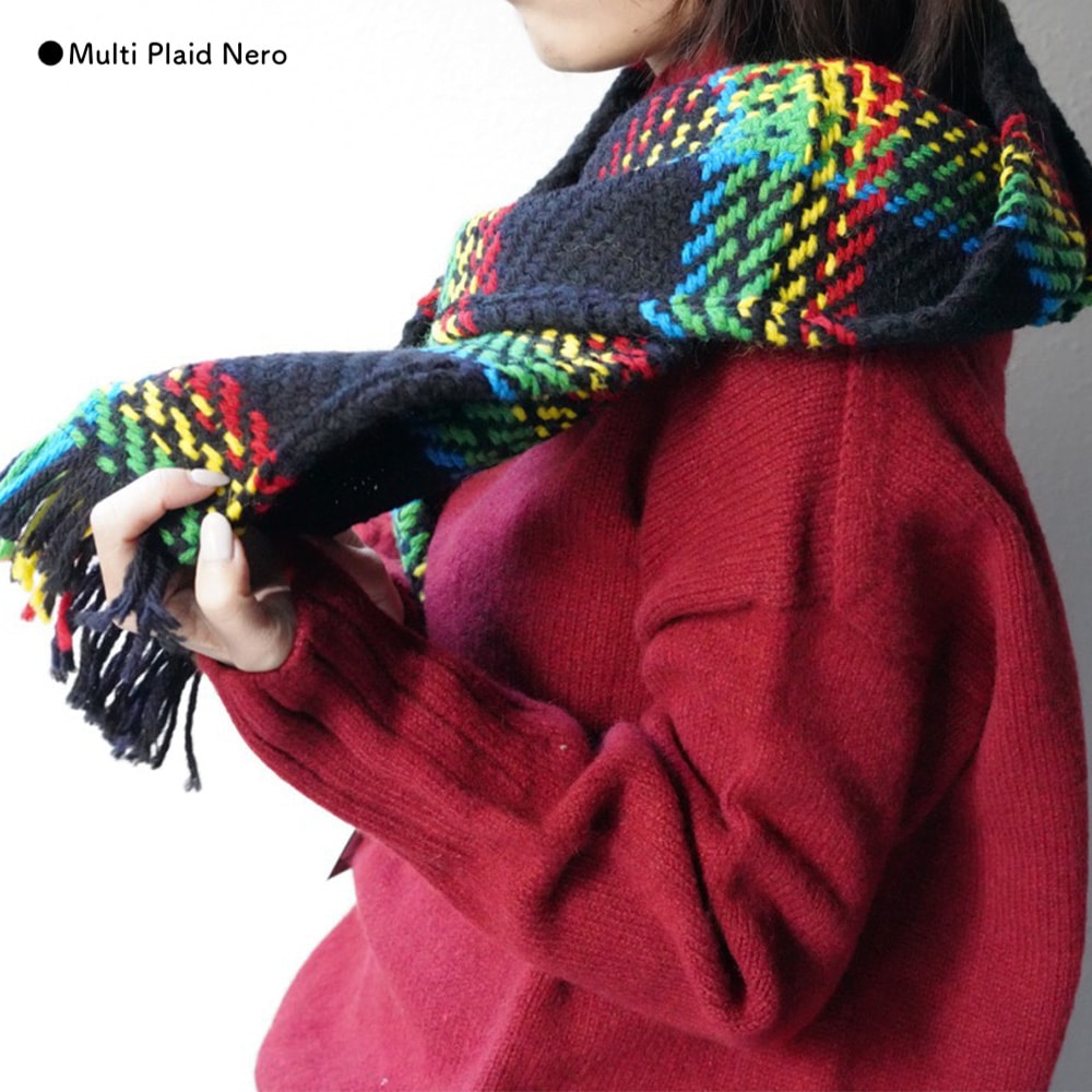スカーフ マフラー タータンチェック ジョンブラニガン John Branigan Fringe Scarf【国内正規品】SCARF