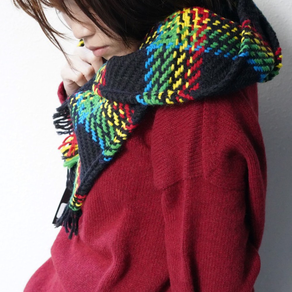スカーフ マフラー タータンチェック ジョンブラニガン John Branigan Fringe Scarf【国内正規品】SCARF