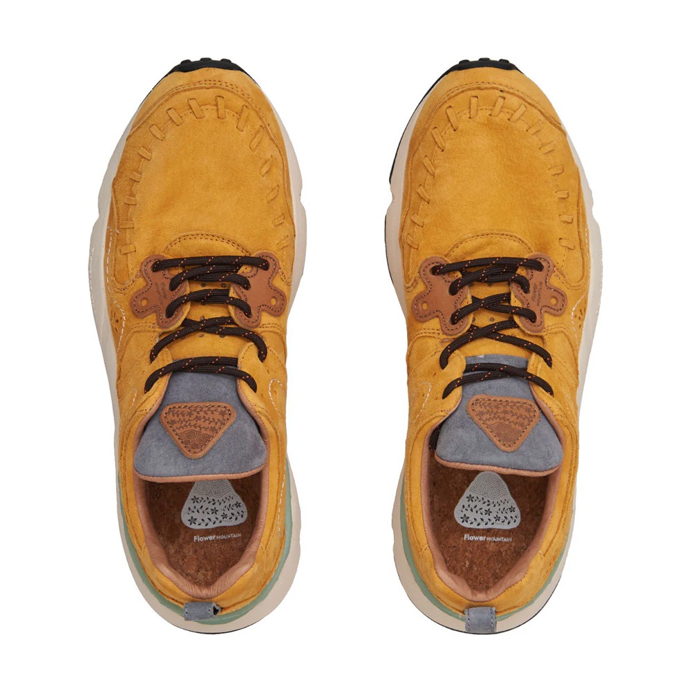スニーカー ユニセックス ヤマノ フラワーマウンテン FLOWER MOUNTAIN YAMANO Yellow【国内正規品】FM01002