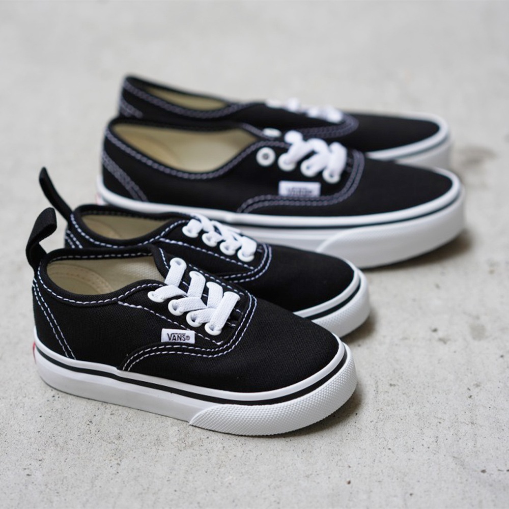 VANS KIDS AUTHENTIC BLACK ヴァンズ オーセンティック スニーカー